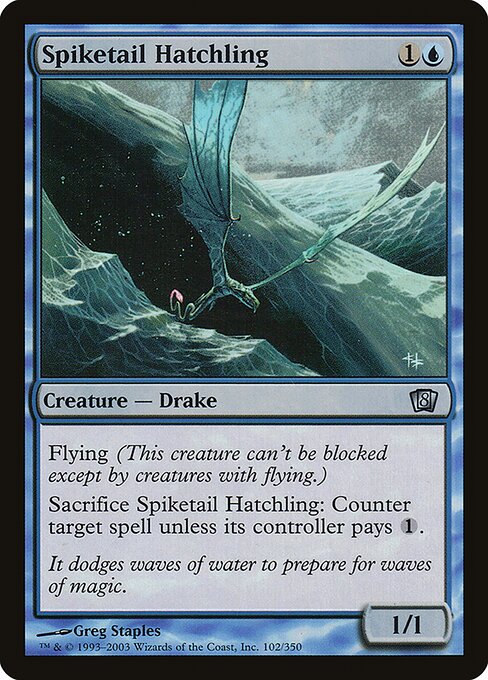 Magic the Gathering Card - Spiketail Hatchling - MTG Circle