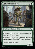 Magic the Gathering Card - Pompous Gadabout - MTG Circle