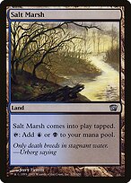 Magic the Gathering Card - Salt Marsh - MTG Circle