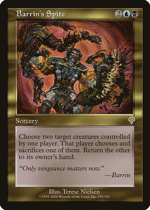 Magic the Gathering Card - Barrin's Spite - MTG Circle