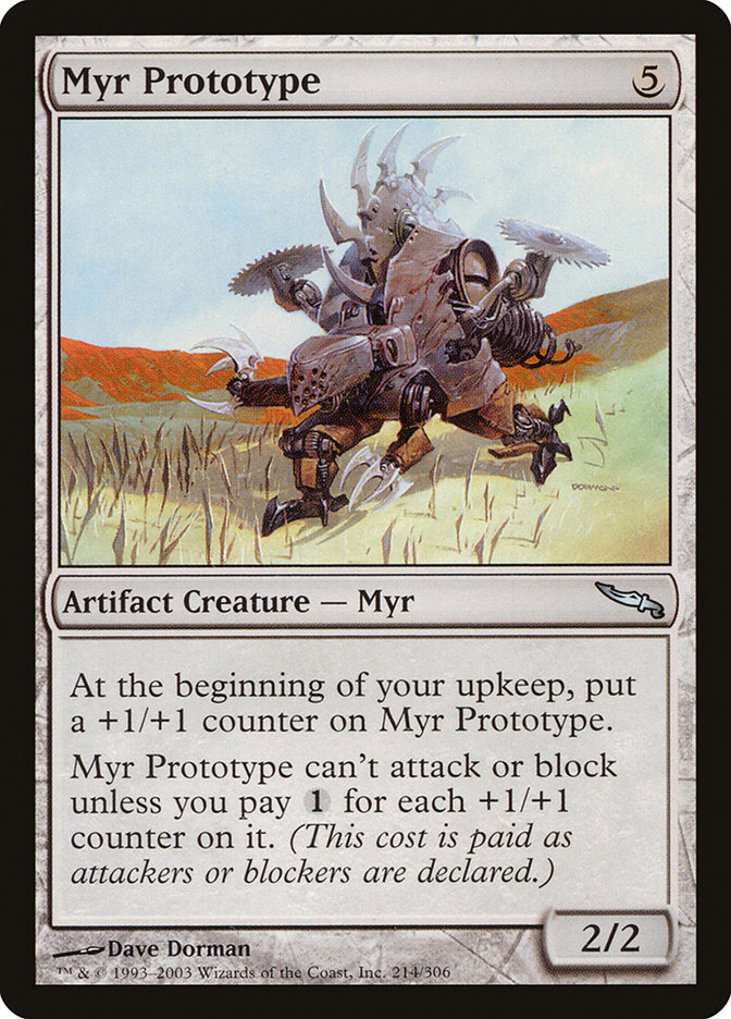 Magic the Gathering Card - Myr Prototype - MTG Circle