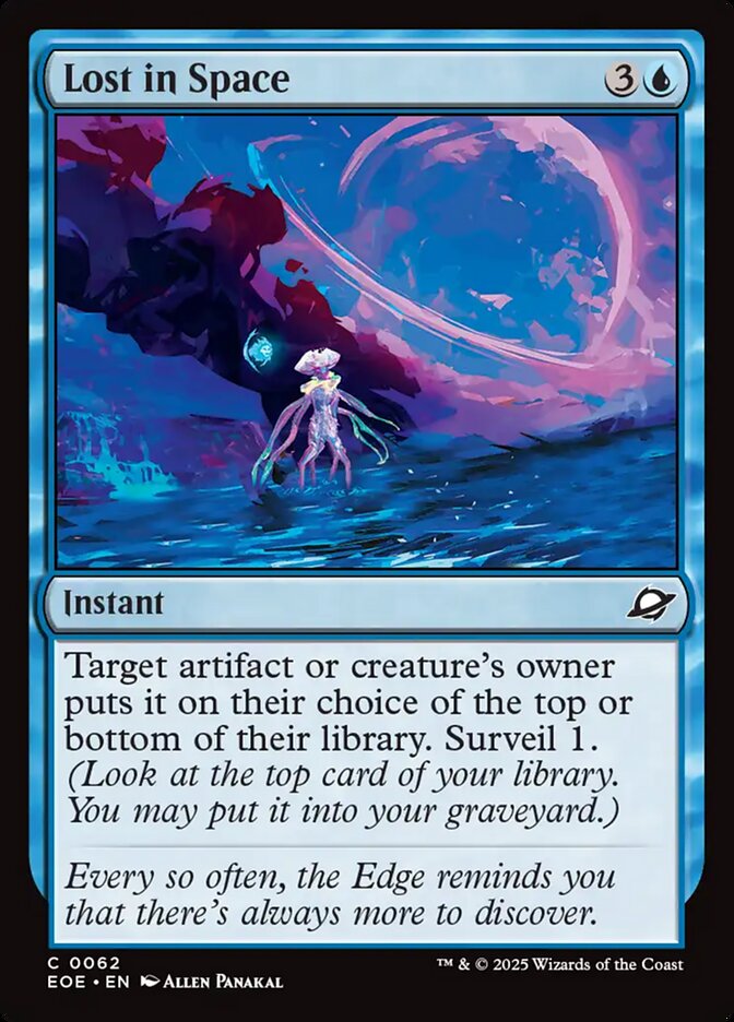 Magic the Gathering Card - Lost in Space - MTG Circle