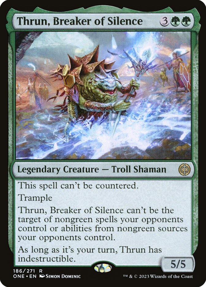 Magic the Gathering Card - Thrun, Breaker of Silence - MTG Circle