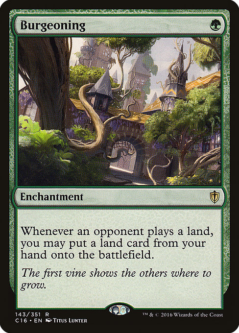 Magic the Gathering Card - Burgeoning - MTG Circle