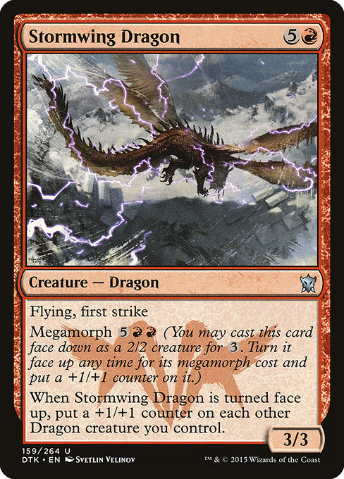 Magic the Gathering Card - Stormwing Dragon - MTG Circle