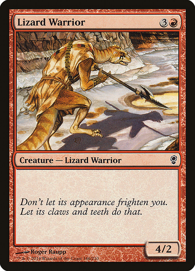 Magic the Gathering Card - Lizard Warrior - MTG Circle