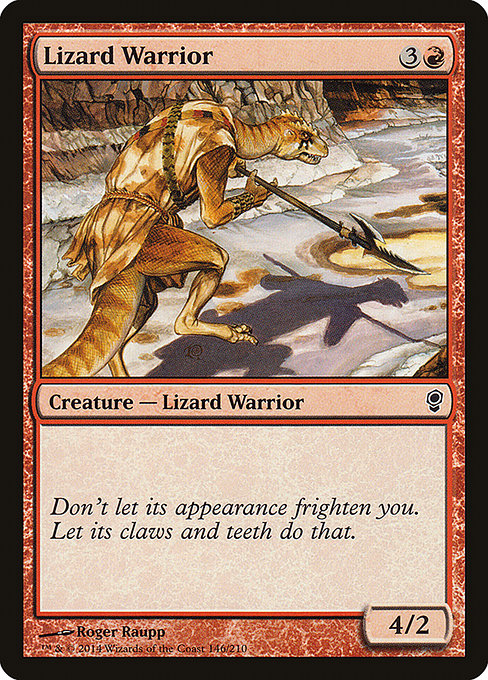 Magic the Gathering Card - Lizard Warrior - MTG Circle