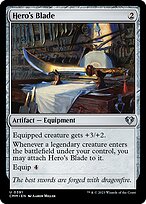 Magic the Gathering Card - Hero's Blade - MTG Circle