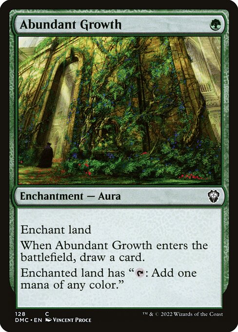 Magic the Gathering Card - Abundant Growth - MTG Circle