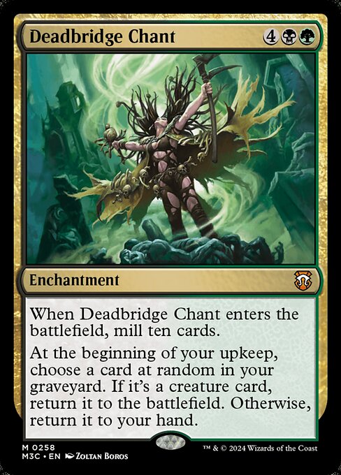 Magic the Gathering Card - Deadbridge Chant - MTG Circle