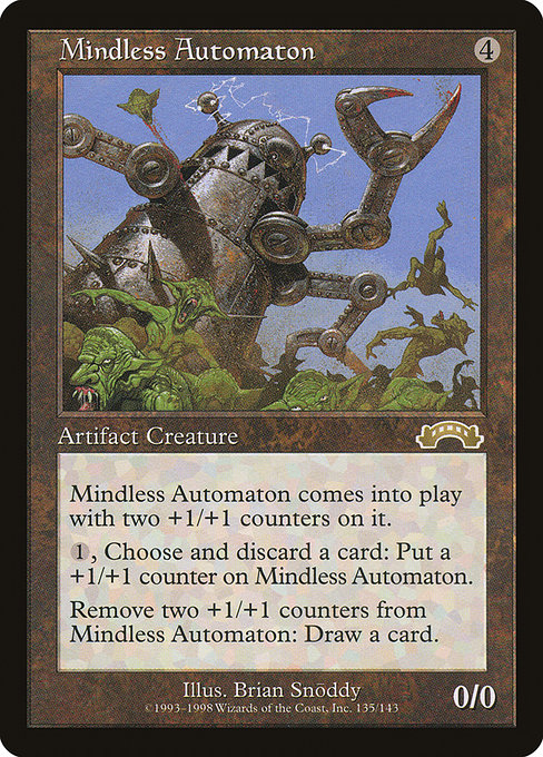 Magic the Gathering Card - Mindless Automaton - MTG Circle