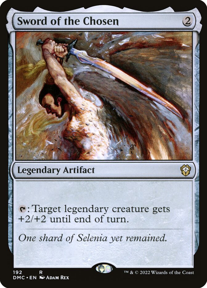 Magic the Gathering Card - Sword of the Chosen - MTG Circle