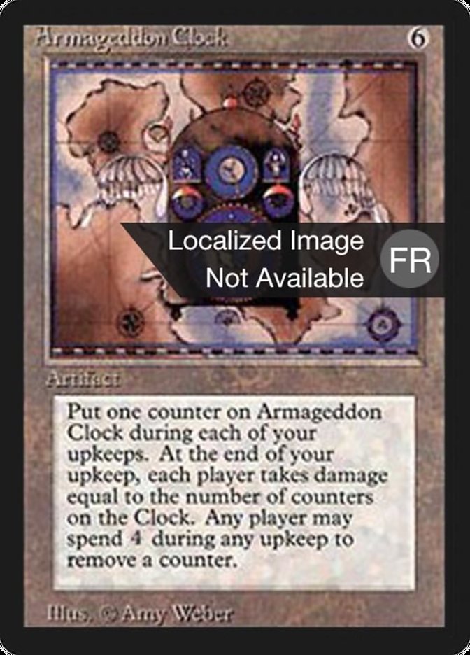 Magic the Gathering Card - Armageddon Clock - MTG Circle