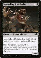 Magic the Gathering Card - Marauding Boneslasher - MTG Circle