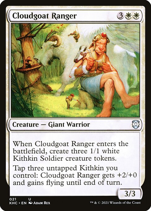 Magic the Gathering Card - Cloudgoat Ranger - MTG Circle