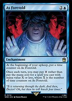 Magic the Gathering Card - As Foretold - MTG Circle
