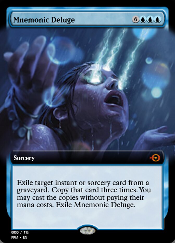 Magic the Gathering Card - Mnemonic Deluge - MTG Circle