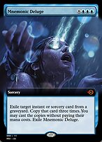 Magic the Gathering Card - Mnemonic Deluge - MTG Circle