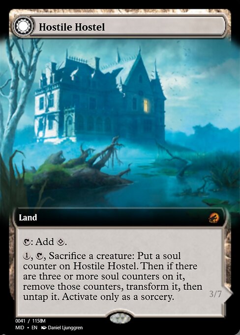 Magic the Gathering Card - Hostile Hostel - MTG Circle