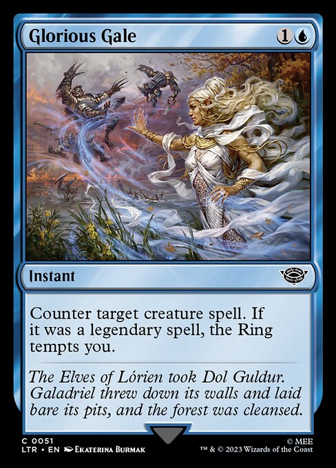 Magic the Gathering Card - Glorious Gale - MTG Circle