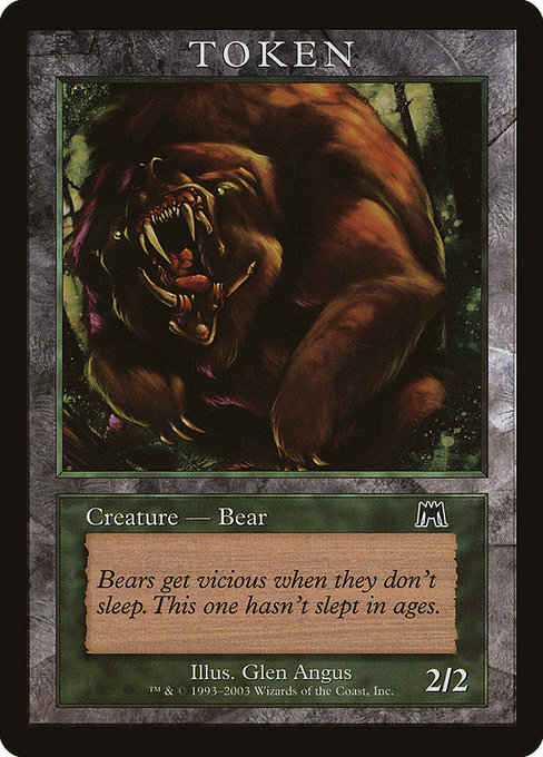 Magic the Gathering Card - Bear - MTG Circle