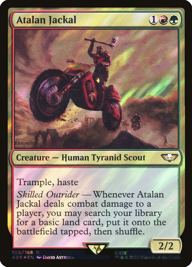 Magic the Gathering Card - Atalan Jackal - MTG Circle