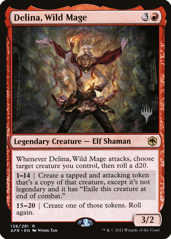 Magic the Gathering Card - Delina, Wild Mage - MTG Circle