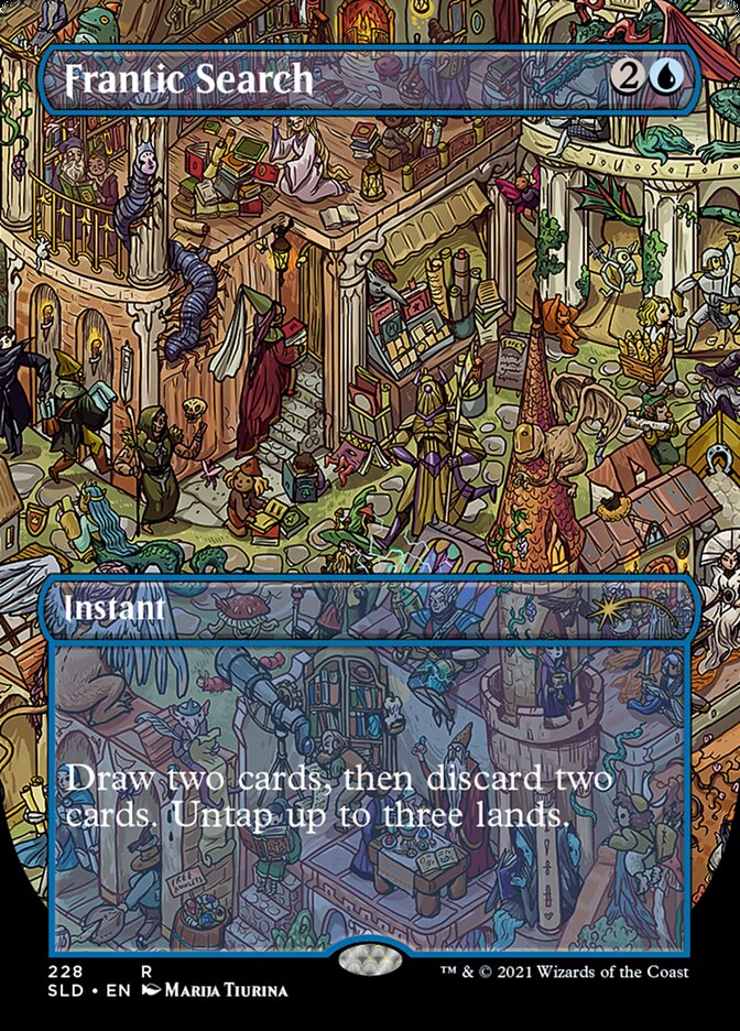 Magic the Gathering Card - Frantic Search - MTG Circle