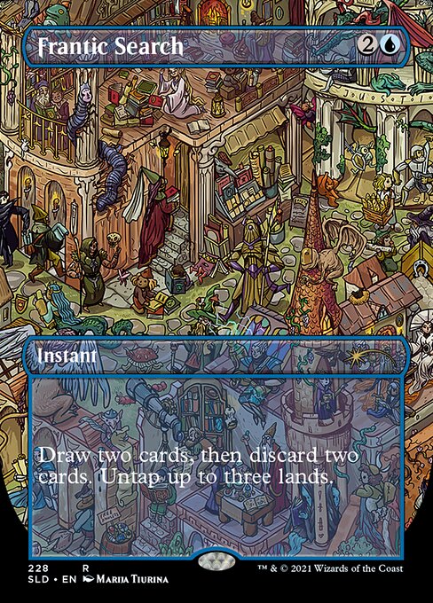 Magic the Gathering Card - Frantic Search - MTG Circle