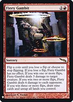 Magic the Gathering Card - Fiery Gambit - MTG Circle