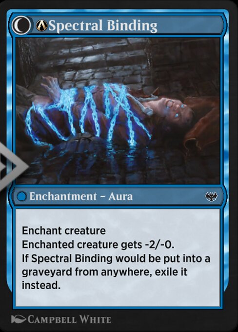 Magic the Gathering Card - A-Spectral Binding - MTG Circle