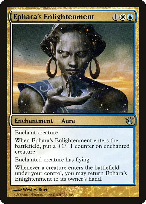 Magic the Gathering Card - Ephara's Enlightenment - MTG Circle