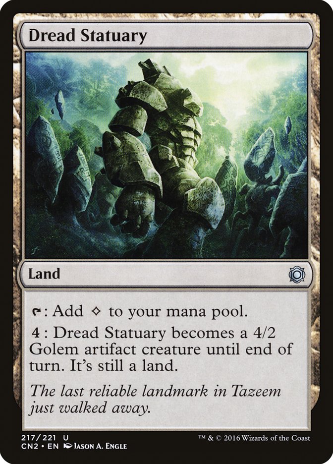 Magic the Gathering Card - Dread Statuary - MTG Circle
