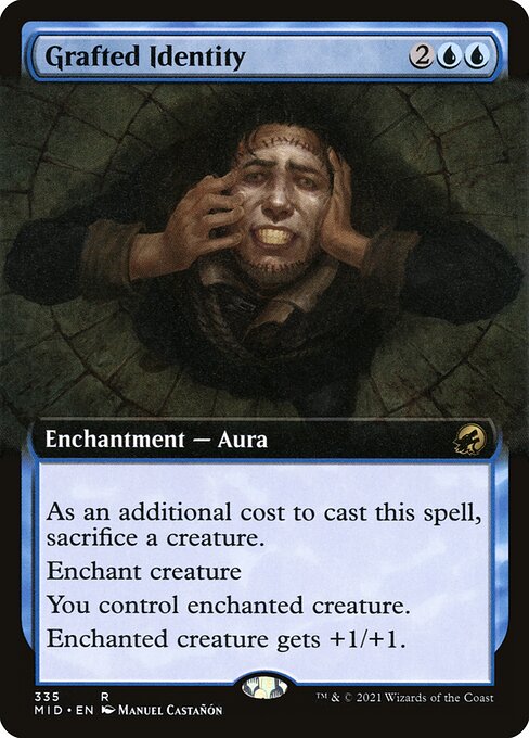Magic the Gathering Card - Grafted Identity - MTG Circle