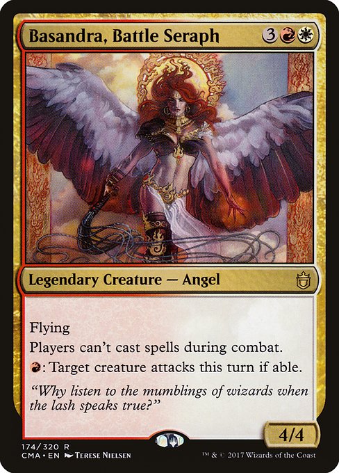 Magic the Gathering Card - Basandra, Battle Seraph - MTG Circle