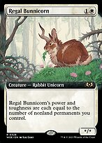 Magic the Gathering Card - Regal Bunnicorn - MTG Circle