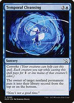 Magic the Gathering Card - Temporal Cleansing - MTG Circle