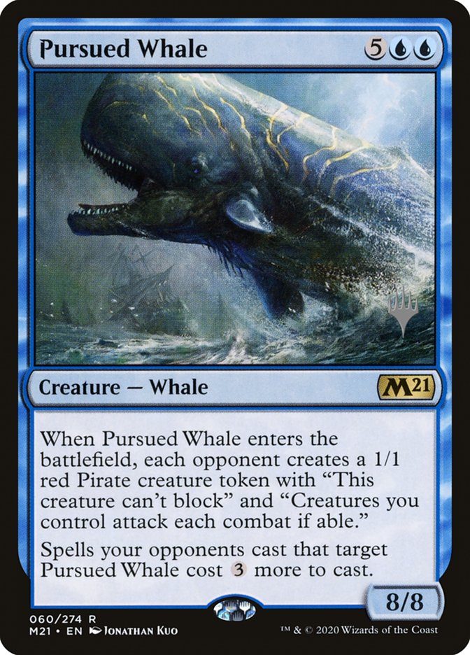 Magic the Gathering Card - Pursued Whale - MTG Circle