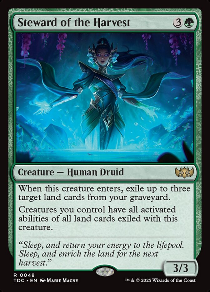 Magic the Gathering Card - Steward of the Harvest - MTG Circle