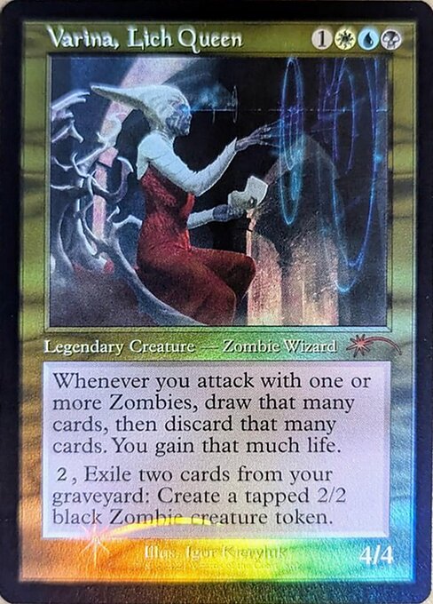 Magic the Gathering Card - Varina, Lich Queen - MTG Circle