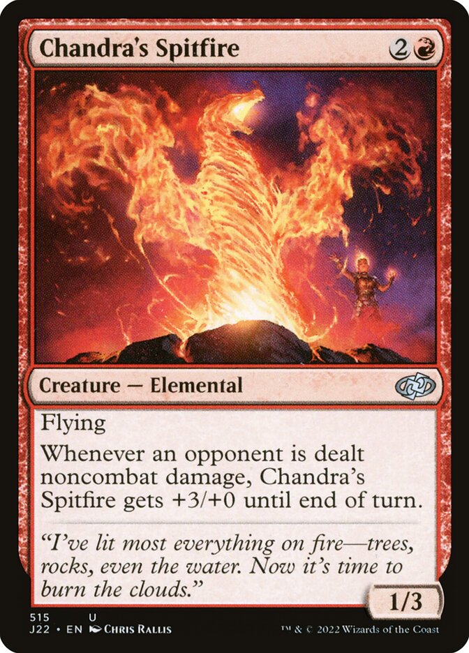 Magic the Gathering Card - Chandra's Spitfire - MTG Circle