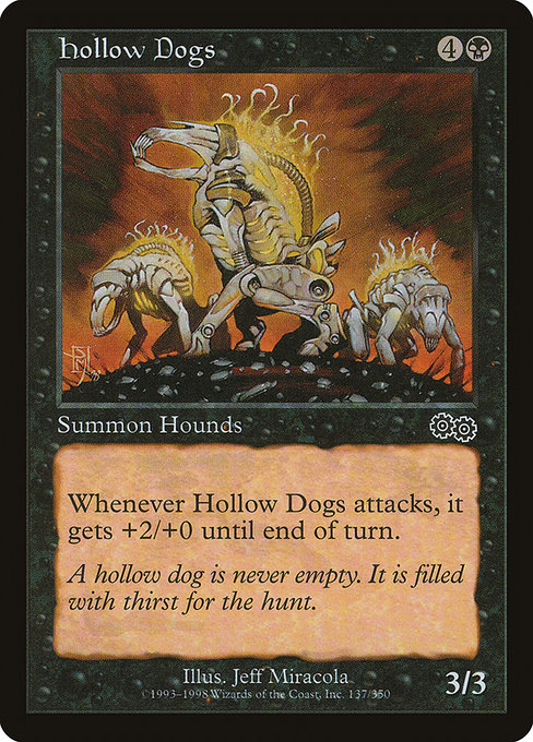 Magic the Gathering Card - Hollow Dogs - MTG Circle