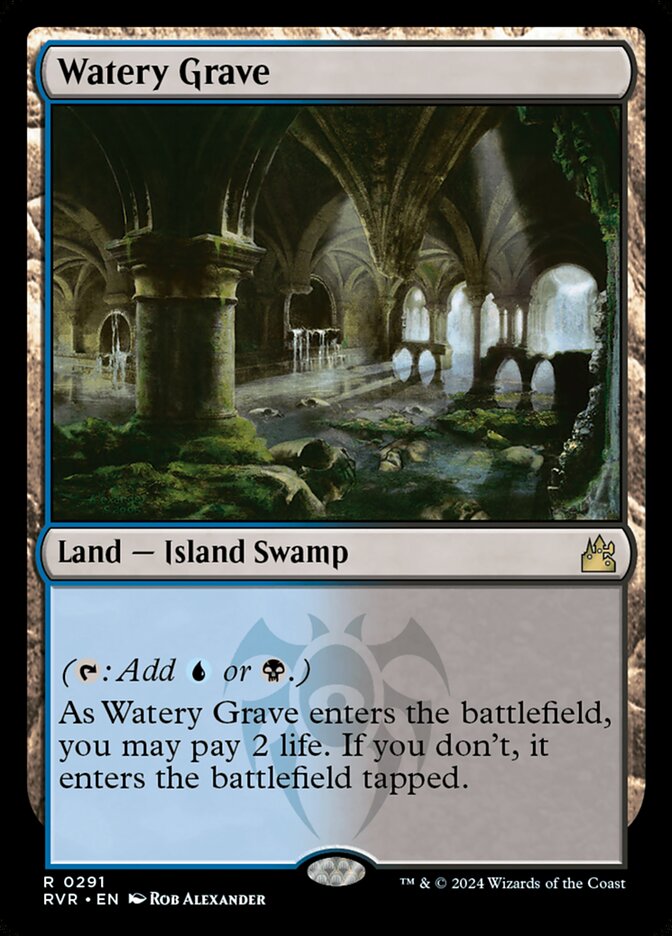 Magic the Gathering Card - Watery Grave - MTG Circle