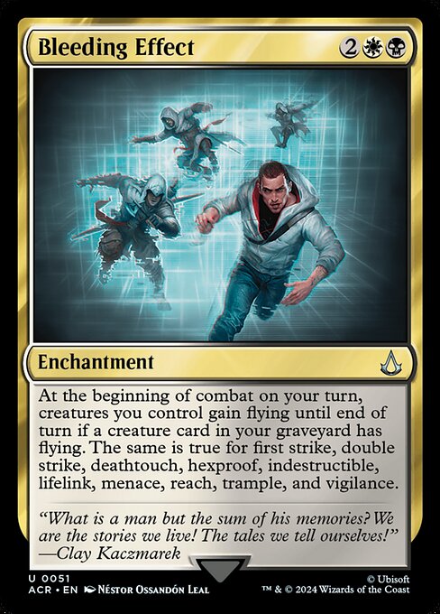 Magic the Gathering Card - Bleeding Effect - MTG Circle