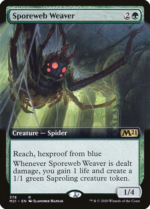 Magic the Gathering Card - Sporeweb Weaver - MTG Circle