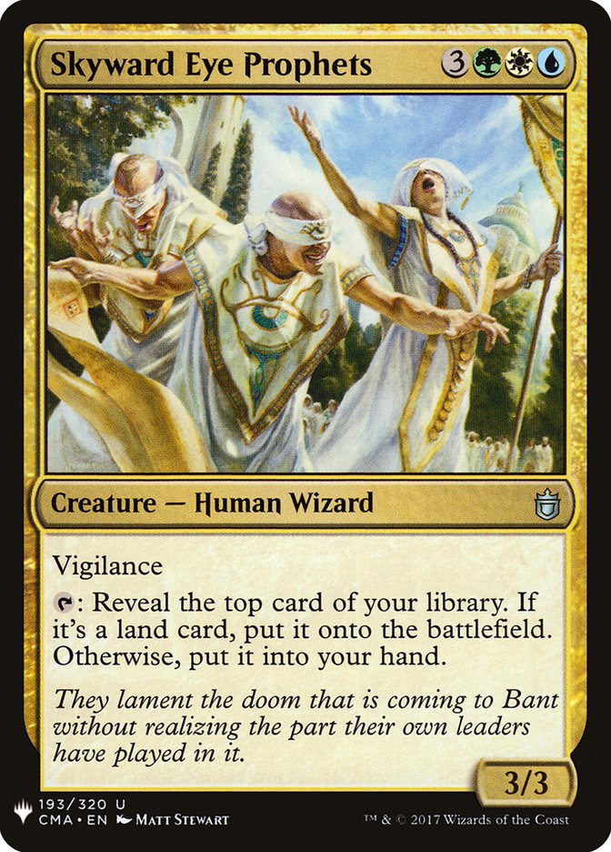 Magic the Gathering Card - Skyward Eye Prophets - MTG Circle