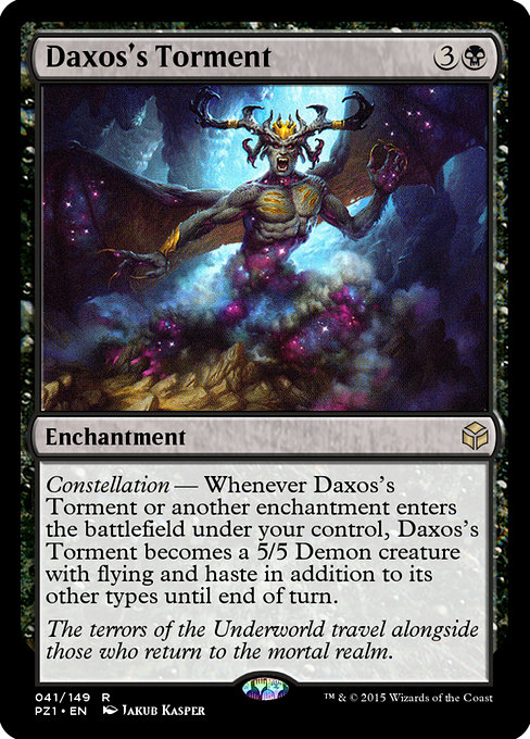 Magic the Gathering Card - Daxos's Torment - MTG Circle