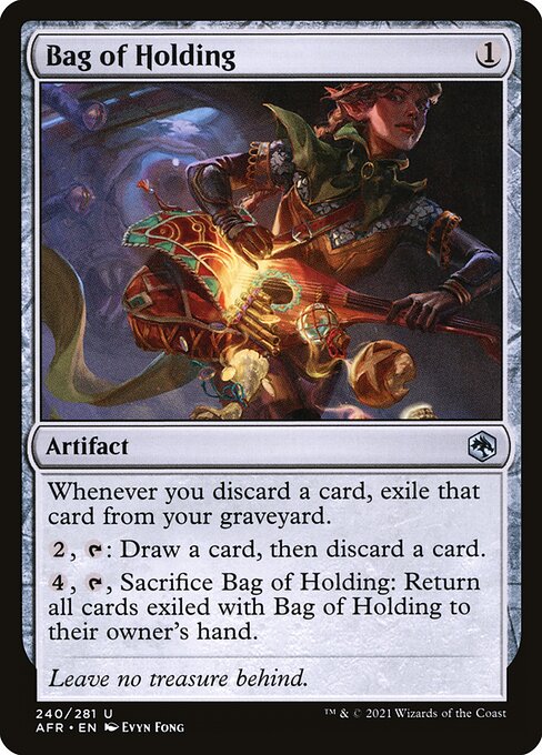 Magic the Gathering Card - Bag of Holding - MTG Circle