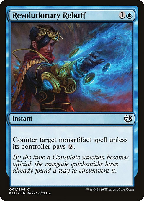 Magic the Gathering Card - Revolutionary Rebuff - MTG Circle