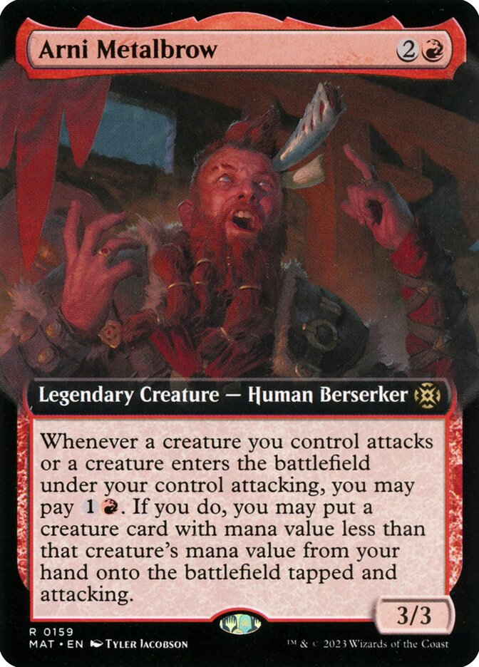 Magic the Gathering Card - Arni Metalbrow - MTG Circle